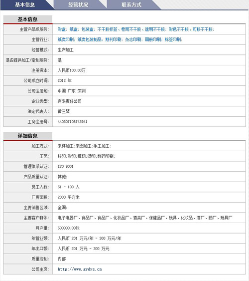 广源达印刷基本情况 广源达印刷基本情况
